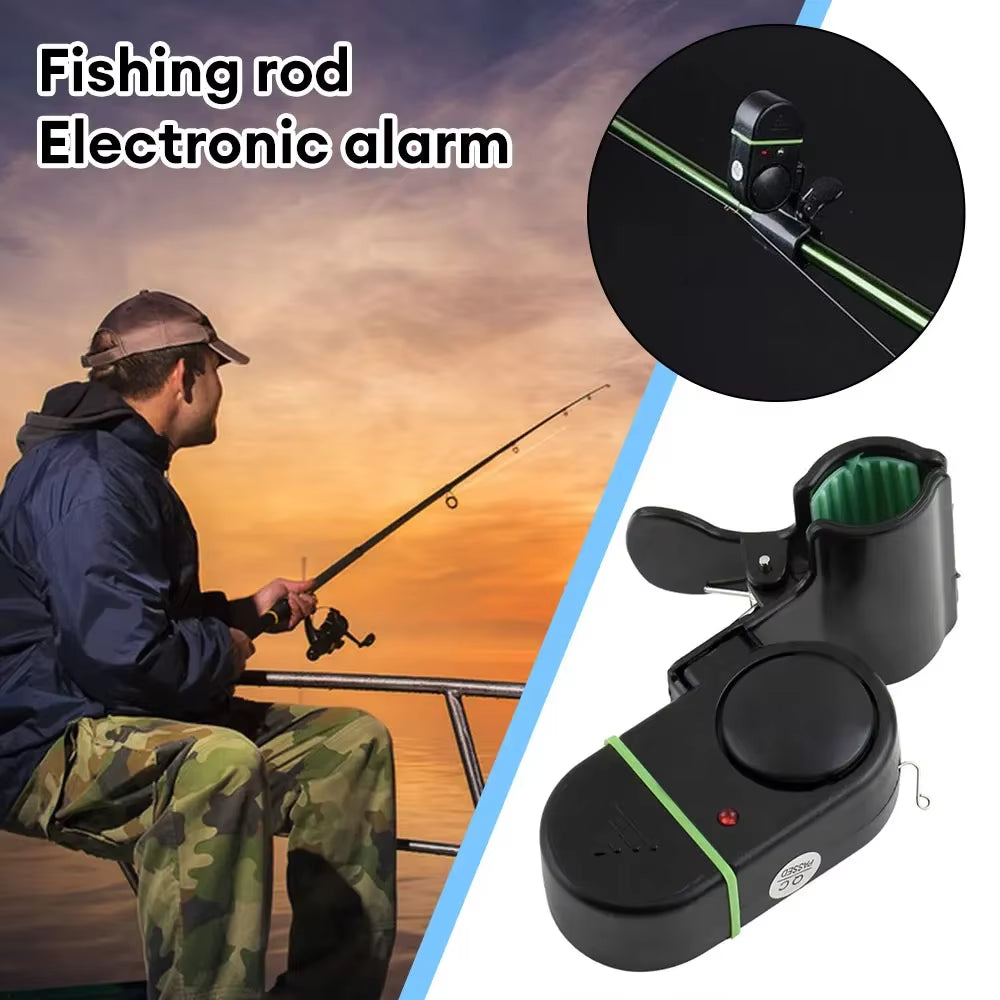 1PCS LED Light Fishing Alarms Fishing Line Gear Alert Indicator Buffer Portable Carp Bite Alarm Fishing Rod Loud Alarm Fishing